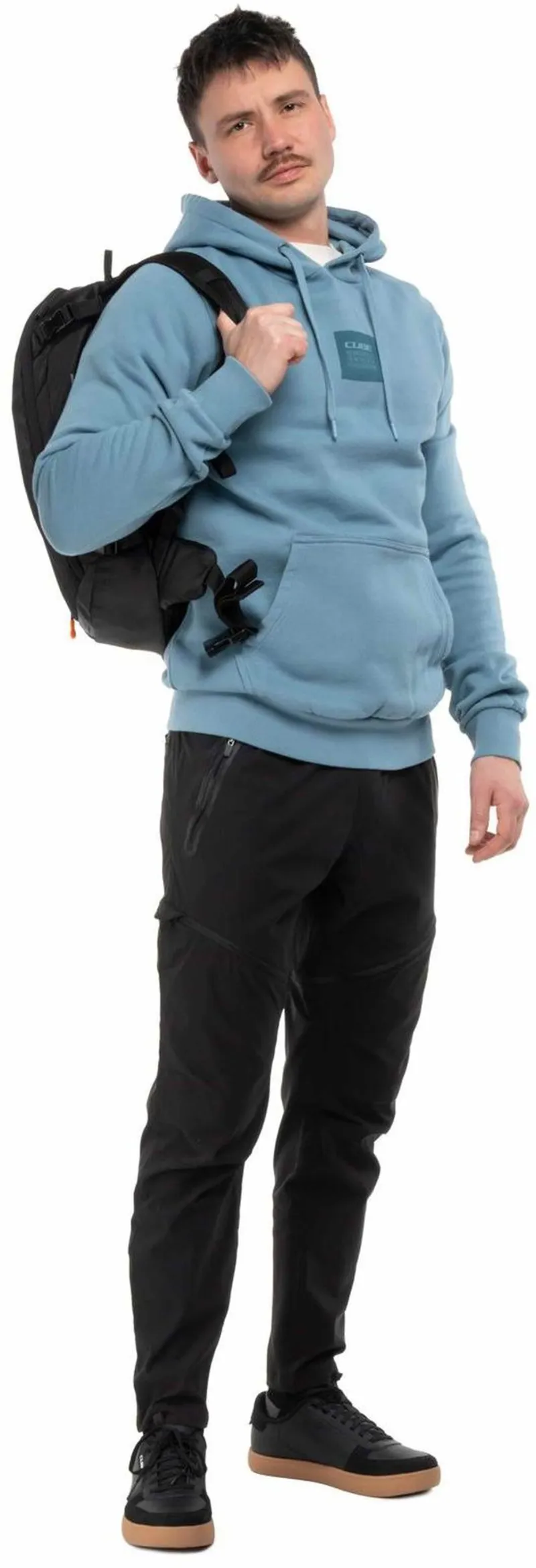 Cube Organic Hoodie Roots in Blue-4